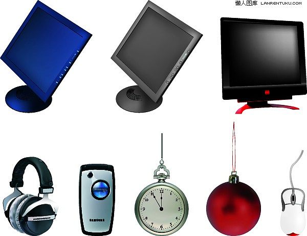 多款电脑及数码产品矢量素材 提升设计与效率的必备资源